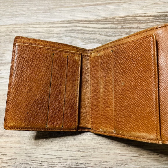 Vintage Louis Vuitton Elise Monogram Coated Canvas Leather Trifold Wallet LV - Picture 12 of 14